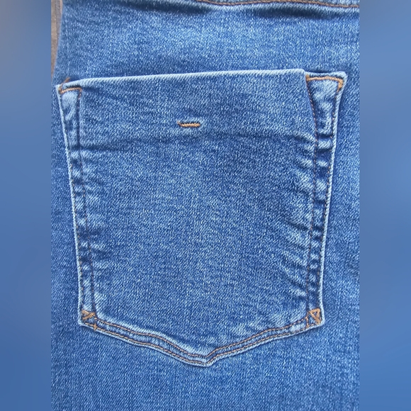 Pilcro The Annie High Rise Straight Leg Jeans Size 28 EUC Raw Hem Anthropologie - Picture 10 of 15